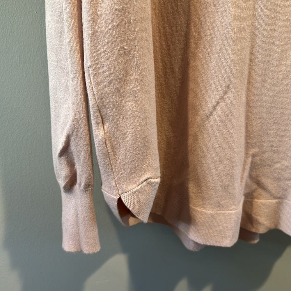 Pink Clover XL Valencia Pink Curved Hem Sweater‎ - Picture 6 of 8